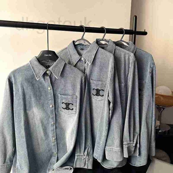 women's jackets designer 23 pre autumn new fashion embroidery triumphal pattern heavy duty wash water versatile loose denim coat nwyp, Black;brown
women's jackets designer 23 pre autumn new fashion embroidery triumphal pattern heavy duty wash water versatile loose denim coat nwyp, Black;brown