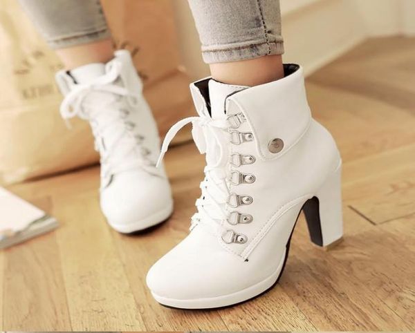 plus size 33 to 42 43 fashion collars lace up block heel white ankle boots brown black beige4492921
plus size 33 to 42 43 fashion collars lace up block heel white ankle boots brown black beige4492921