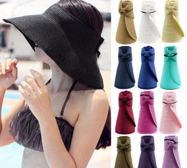 multicolor foldable wide brim sunbonnet roll up sun visor hat summer straw sun hat beach for women6035227, Blue;gray
multicolor foldable wide brim sunbonnet roll up sun visor hat summer straw sun hat beach for women6035227, Blue;gray