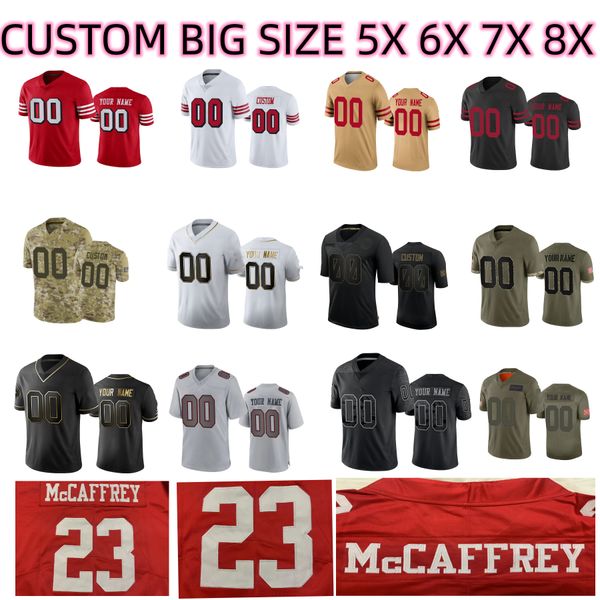 custom plus szie 5xl 6xl 7xl 8xl jersey sf49 5 trey lance 85 george kittle nick bosa football deebo samuel 54 fred warner joe montana steve, Black;red
custom plus szie 5xl 6xl 7xl 8xl jersey sf49 5 trey lance 85 george kittle nick bosa football deebo samuel 54 fred warner joe montana steve, Black;red