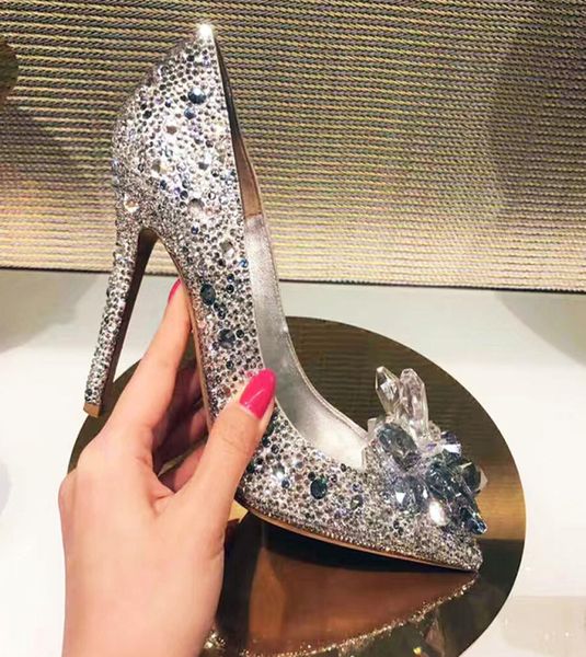 women celebrity grade crystal high heels bridal rhinestone wedding shoes pointed toe crystal flower pumps7754076, Black
women celebrity grade crystal high heels bridal rhinestone wedding shoes pointed toe crystal flower pumps7754076, Black