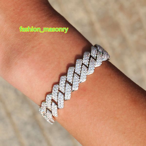 13mm cuban link chain iced out bracelet for men cubic zircon hip hop jewelry for male, Black
13mm cuban link chain iced out bracelet for men cubic zircon hip hop jewelry for male, Black