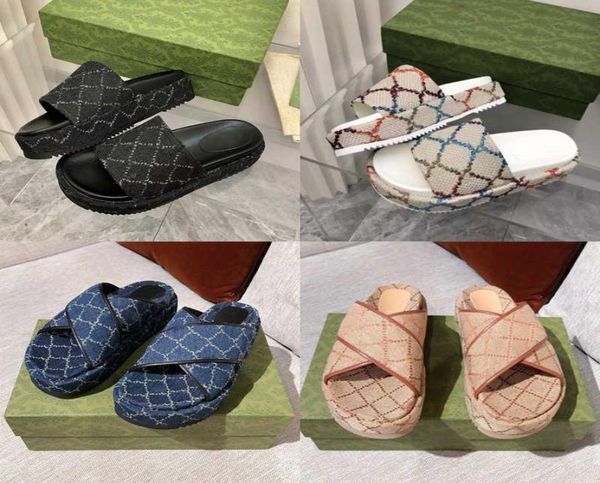 slipper designer women platform slide sandal slipper thick bottoms lady flip flops embroidery printed luxury summer beach shoe 356539424, Black
slipper designer women platform slide sandal slipper thick bottoms lady flip flops embroidery printed luxury summer beach shoe 356539424, Black