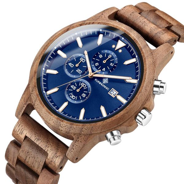 men wood watch chronograph luxury military sport watches stylish casual personalized wooden quartz watches214c, Slivery;brown
men wood watch chronograph luxury military sport watches stylish casual personalized wooden quartz watches214c, Slivery;brown