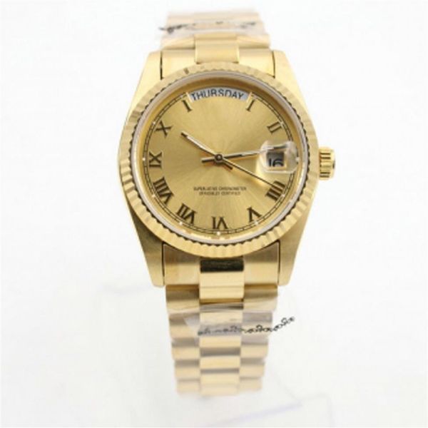mens watch automatic mechanical sapphire glass solid stainless 36mm fashion golden dial men watches male wristwatches202a, Slivery;brown
mens watch automatic mechanical sapphire glass solid stainless 36mm fashion golden dial men watches male wristwatches202a, Slivery;brown