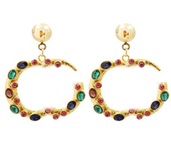 trendy brand earrings studs colorful diamond earrings letters designer earrings women shiny rinestone charm zircon noble earring3136932, Golden
trendy brand earrings studs colorful diamond earrings letters designer earrings women shiny rinestone charm zircon noble earring3136932, Golden