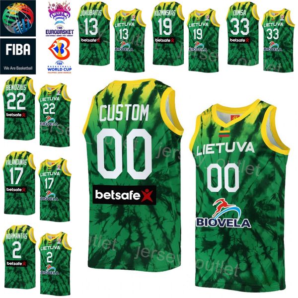 printed basketball lithuania jerseys 2023 world cup national 13 rokas jokubaitis 8 tadas sedekerskis 33 tomas dimsa 17 jonas valanciunas 2 m, Black;red
printed basketball lithuania jerseys 2023 world cup national 13 rokas jokubaitis 8 tadas sedekerskis 33 tomas dimsa 17 jonas valanciunas 2 m, Black;red