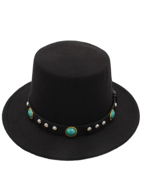 fashion women wool bowler hat boater sailor pork pie cap turquoise leather belt1711981, Blue;gray
fashion women wool bowler hat boater sailor pork pie cap turquoise leather belt1711981, Blue;gray