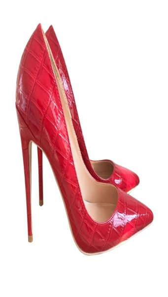 2021 fashion bride wedding shoes red odile patten pointed high heels women stone patent leather 12cm slim heel party pumps size 33-454607026, Black
2021 fashion bride wedding shoes red odile patten pointed high heels women stone patent leather 12cm slim heel party pumps size 33-454607026, Black