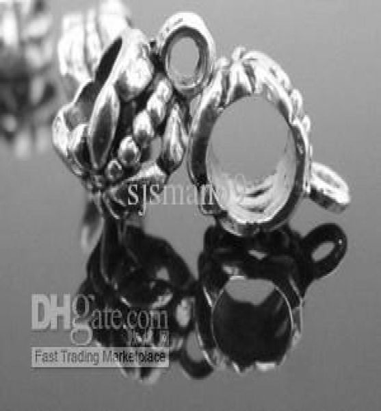 400pcs lot whole jewerly bail spacer beads for bracelet and necklace big hole bead for bracelet6151037, Silver
400pcs lot whole jewerly bail spacer beads for bracelet and necklace big hole bead for bracelet6151037, Silver