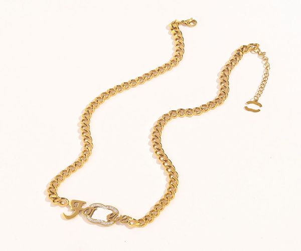 charm women luxury designer necklace choker pendant chain crystal 18k gold plated 925 silver plated stainless steel letter necklac5382028
charm women luxury designer necklace choker pendant chain crystal 18k gold plated 925 silver plated stainless steel letter necklac5382028
