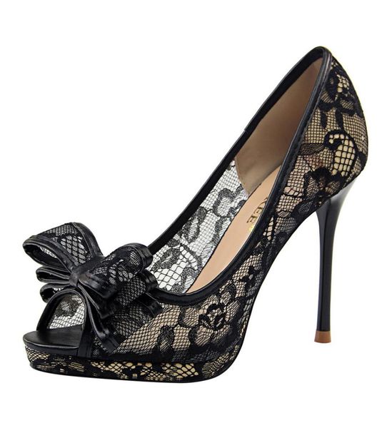 10cm 7 colors new women cute bowtie mesh lace shoes stiletto heels peep toes party wedding shoes pumps for lady dress shoes9419436, Black
10cm 7 colors new women cute bowtie mesh lace shoes stiletto heels peep toes party wedding shoes pumps for lady dress shoes9419436, Black