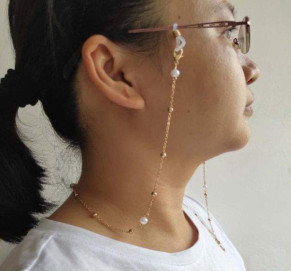 eyeglasses chain metal bead white plastic pearl charm mask hanging rope plated metal chain silicone loops sunglass accessory women8344219
eyeglasses chain metal bead white plastic pearl charm mask hanging rope plated metal chain silicone loops sunglass accessory women8344219