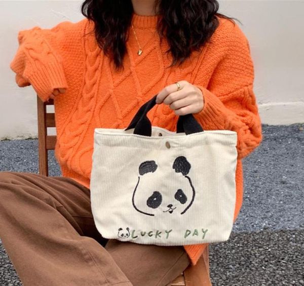 evening bags cute panda embroidered women shoulder bag retro corduroy female small tote purse handbags daily student girls lunch b4917310
evening bags cute panda embroidered women shoulder bag retro corduroy female small tote purse handbags daily student girls lunch b4917310