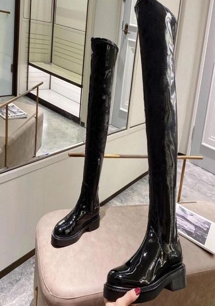 2020 20fw highquality spring and fall womens black shiny patent shiny real leather w pu faux suede thighhigh riding tall boots9871376
2020 20fw highquality spring and fall womens black shiny patent shiny real leather w pu faux suede thighhigh riding tall boots9871376