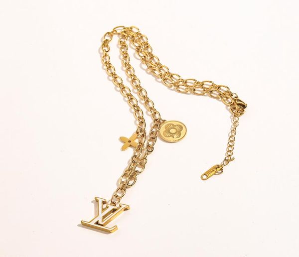 luxury designer necklace choker pendant chain 18k gold plated stainless steel letter necklaces fashion women statement wedding jew9401647, Silver
luxury designer necklace choker pendant chain 18k gold plated stainless steel letter necklaces fashion women statement wedding jew9401647, Silver