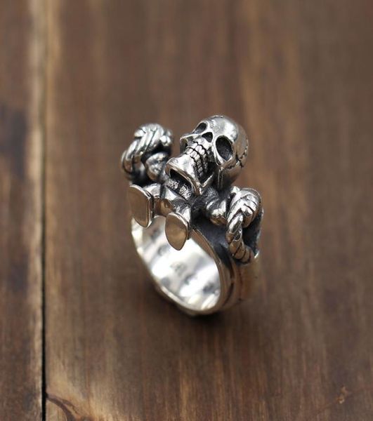 personalized 925 sterling silver fine jewelry vintage american designer mens rings heavy gothic punk skull band rings5827940
personalized 925 sterling silver fine jewelry vintage american designer mens rings heavy gothic punk skull band rings5827940