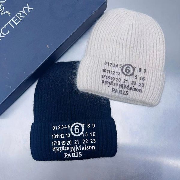 winter margiela rabbit hair knitted hat women's designer luxury beanie cap ear protector warm cold hat, Blue;gray
winter margiela rabbit hair knitted hat women's designer luxury beanie cap ear protector warm cold hat, Blue;gray