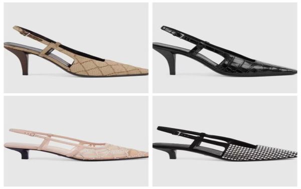 2022 women slingback odile print sandals pump with crystals designer luxury women shoe high heels lady slides outdoor shoes1464114, Black
2022 women slingback odile print sandals pump with crystals designer luxury women shoe high heels lady slides outdoor shoes1464114, Black