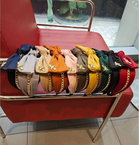 fashion large bowknot headband women bee chain hairpin knotted hairbands lady simple turban wide hair hoop girls hair accessories 7463526, Silver
fashion large bowknot headband women bee chain hairpin knotted hairbands lady simple turban wide hair hoop girls hair accessories 7463526, Silver