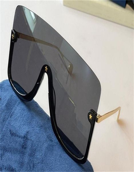 new fashion design sunglasses 0540s connected lens big size half frame with small star decoration avantgarde popular goggle q9762057, White;black
new fashion design sunglasses 0540s connected lens big size half frame with small star decoration avantgarde popular goggle q9762057, White;black