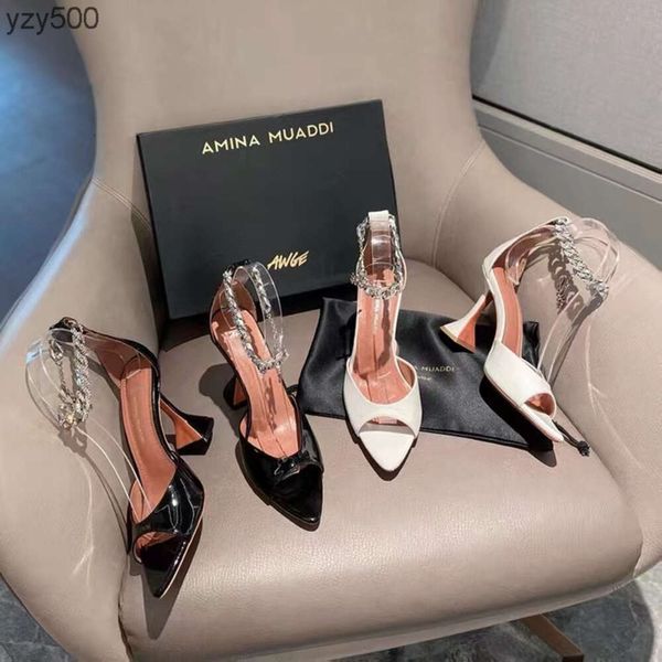 amina muaddi designer heels women sandals classic high heeled diamond 100 leather womans wedding dress shoes parties occupation pure color l, Black
amina muaddi designer heels women sandals classic high heeled diamond 100 leather womans wedding dress shoes parties occupation pure color l, Black