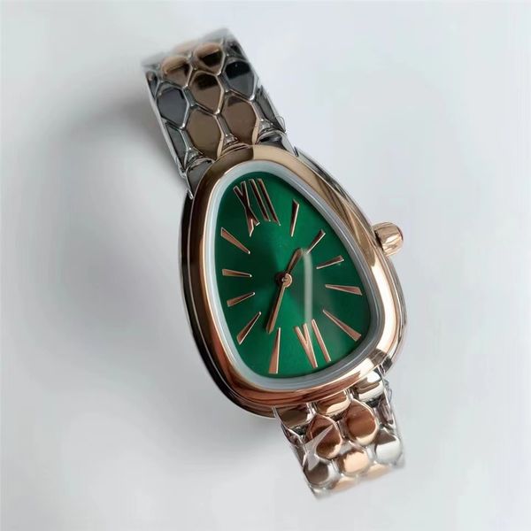 snake shaped watch gold women's waterproof quartz watch manufacturer direct sales quartz watch sapphire glass triangle dial is a ladys, Black;brown
snake shaped watch gold women's waterproof quartz watch manufacturer direct sales quartz watch sapphire glass triangle dial is a ladys, Black;brown