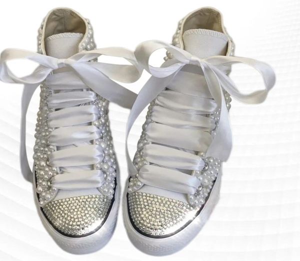 diy handmade pearl rhinestone ribbon custom canvas shoes simple fashion girl allmatch sneakers large size35445445221, Black
diy handmade pearl rhinestone ribbon custom canvas shoes simple fashion girl allmatch sneakers large size35445445221, Black