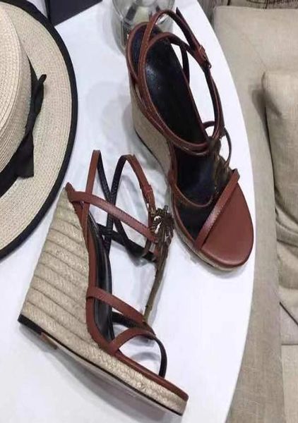 women sandal designer sandals metal y slope heel women sandal genuine leather brown black leather shoes 3441 with box8522622
women sandal designer sandals metal y slope heel women sandal genuine leather brown black leather shoes 3441 with box8522622
