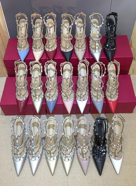 2020 pointed toe brand v right logo high heels patent leather rivets sandals women shoes high heel shoes 10cm size 34437579306, Black
2020 pointed toe brand v right logo high heels patent leather rivets sandals women shoes high heel shoes 10cm size 34437579306, Black