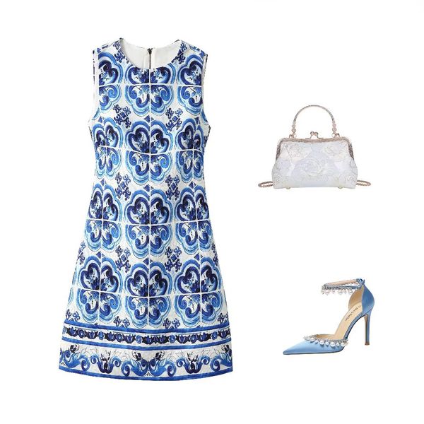 show designer dress early autumn 2023 new fashion slim fit sleeveless tank slim fit printed dress s-xl, Black;gray
show designer dress early autumn 2023 new fashion slim fit sleeveless tank slim fit printed dress s-xl, Black;gray