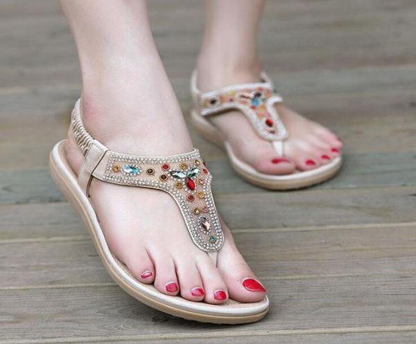 2017 new women sandals female fahion bohemia women shoes slipper rhinestone shoes women summer flats plus size 2691474, Black
2017 new women sandals female fahion bohemia women shoes slipper rhinestone shoes women summer flats plus size 2691474, Black