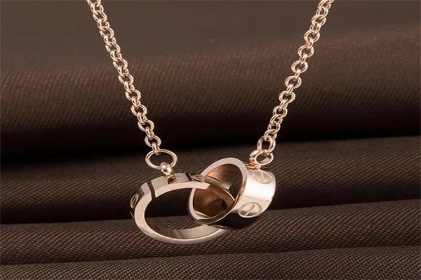 whole gold plated double rings pendant necklace choker 316l stainless steel two circle rings necklace jewelry for women1119534, Silver
whole gold plated double rings pendant necklace choker 316l stainless steel two circle rings necklace jewelry for women1119534, Silver