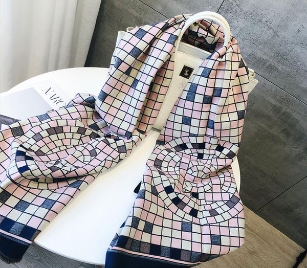 christmas brand autumn winter check women shawls new scarf imitation cashmere scarfs conditioned room with thick warm tassel large6376951, Blue;gray
christmas brand autumn winter check women shawls new scarf imitation cashmere scarfs conditioned room with thick warm tassel large6376951, Blue;gray