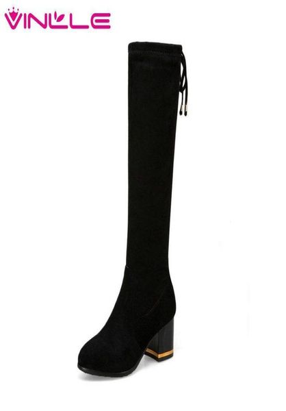 vinlle 2019 women shoes knee high boots flock high heel classic lace up pointed toe black ladies motorcycle shoes size 34436195342
vinlle 2019 women shoes knee high boots flock high heel classic lace up pointed toe black ladies motorcycle shoes size 34436195342