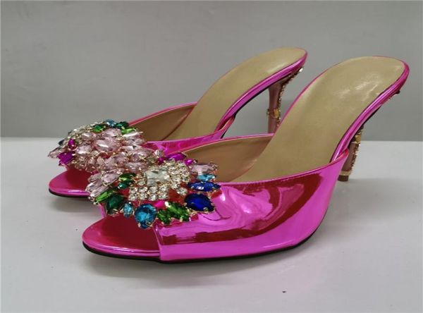 new 2020 metal petals high heel slippers women spring autumn shiny rose patent leather crystal rhinestone flower shoes woman1838262, Black
new 2020 metal petals high heel slippers women spring autumn shiny rose patent leather crystal rhinestone flower shoes woman1838262, Black