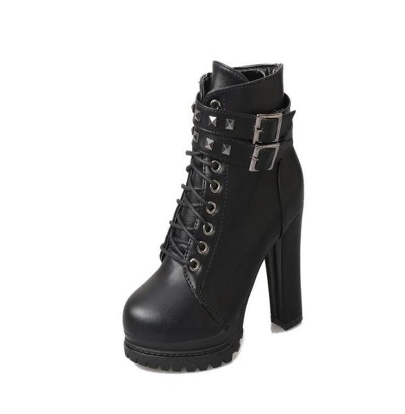 rivets black leather motorcycle boots for women high platform thick heel ankle boots stylish cool shoes dha244993563
rivets black leather motorcycle boots for women high platform thick heel ankle boots stylish cool shoes dha244993563