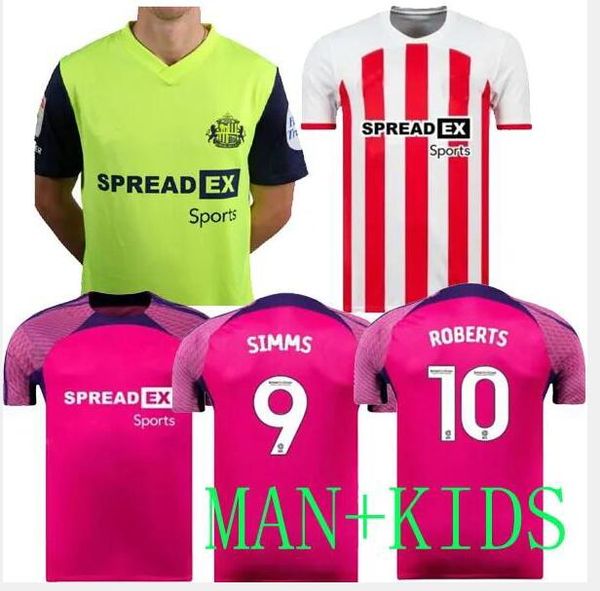 23 24 sunderland home soccer jerseys stewart simms roberts amad clarke dajaku embleton evans o'nien football shirt pritchard mens kids, Black;yellow
23 24 sunderland home soccer jerseys stewart simms roberts amad clarke dajaku embleton evans o'nien football shirt pritchard mens kids, Black;yellow