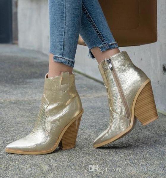 small big size 33 to 42 to 48 trendy gold cowboy boots chunky heel ankle boots winter add plush multi colors 10cm6284462, Black
small big size 33 to 42 to 48 trendy gold cowboy boots chunky heel ankle boots winter add plush multi colors 10cm6284462, Black
