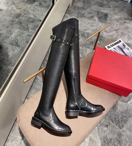 women thigh high stretch boots flats rivets black suede slim motorcycle boots 2020ss ladies dress high boots winter female martin 8017826
women thigh high stretch boots flats rivets black suede slim motorcycle boots 2020ss ladies dress high boots winter female martin 8017826