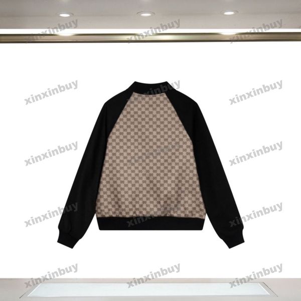 xinxinbuy men designer coat jacket panelled paris double letter print long sleeve women gray black khaki green red s-xl, Black;brown
xinxinbuy men designer coat jacket panelled paris double letter print long sleeve women gray black khaki green red s-xl, Black;brown