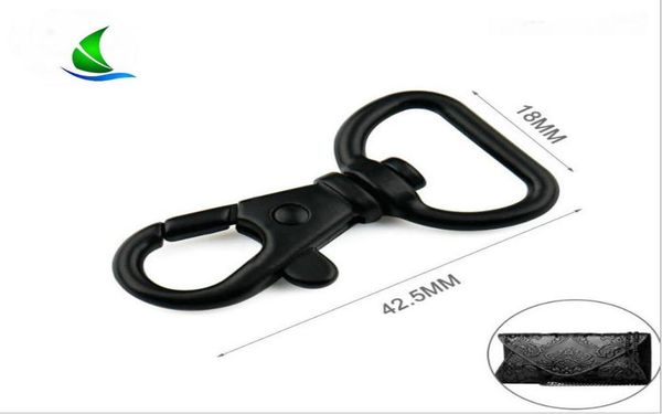 10 pcs metal snap hook swivel trigger lobster clasp clip key chain ring pet collar strap lanyard craft bag parts5463559, Black
10 pcs metal snap hook swivel trigger lobster clasp clip key chain ring pet collar strap lanyard craft bag parts5463559, Black