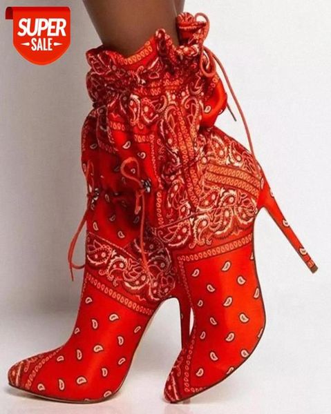 bandana women ankle boot camouflage turnover elastic tight short booties women high heel bandana shoes fashion ankle boots 36314528, Black
bandana women ankle boot camouflage turnover elastic tight short booties women high heel bandana shoes fashion ankle boots 36314528, Black