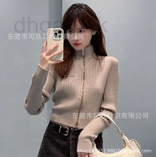 women's sweaters designer mingyuan style knitted standing neck zipper small cardigan short coat autumn/winter half high collar clothing, White;black
women's sweaters designer mingyuan style knitted standing neck zipper small cardigan short coat autumn/winter half high collar clothing, White;black