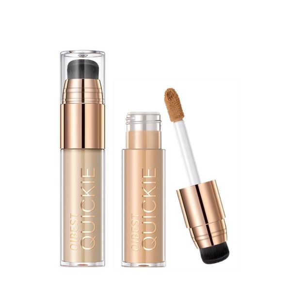 

Light and Moist Liquid Concealer Foundation Moisturizing Oil Control Long lasting CC Stick with Brush Skin Friendly Face Makeup, 02