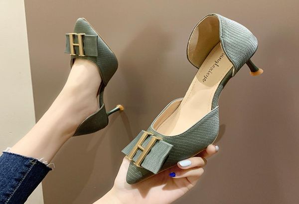 highheeled shoes women039s fine with 2019 summer new fashion metal buckle shallow mouth pointed shoes autumn5956707, Black
highheeled shoes women039s fine with 2019 summer new fashion metal buckle shallow mouth pointed shoes autumn5956707, Black