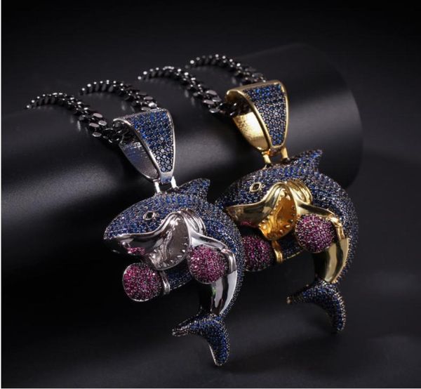 european and american hiphop micro zircon diamond boxing shark pendant necklace cuba039s necklace2931776, Silver
european and american hiphop micro zircon diamond boxing shark pendant necklace cuba039s necklace2931776, Silver