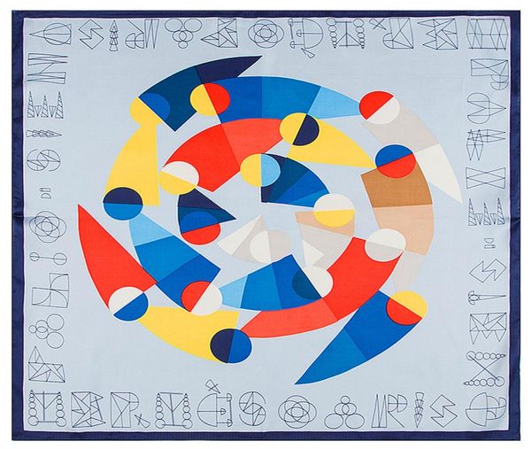 60cm60cm new silk scarf women geometric shape print silk foulard female neckerchief bandana square scarves lady fashion accessori3498875, Blue;gray
60cm60cm new silk scarf women geometric shape print silk foulard female neckerchief bandana square scarves lady fashion accessori3498875, Blue;gray