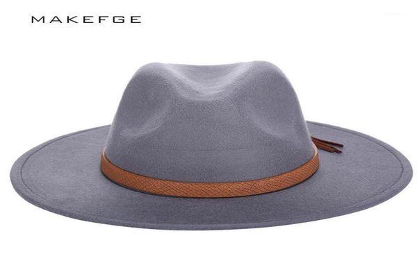 wide brim hats 2021 autumn winter sun hat women men fedora classical felt floppy cloche cap chapeau imitation wool cap11042568, Blue;gray
wide brim hats 2021 autumn winter sun hat women men fedora classical felt floppy cloche cap chapeau imitation wool cap11042568, Blue;gray