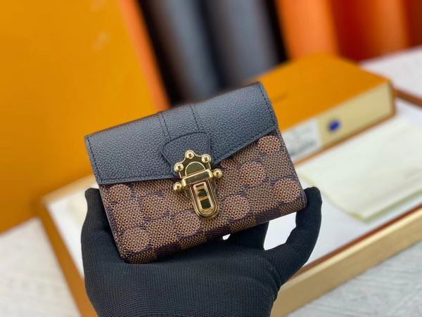brown lattice wallet luxury women coin purse n64448 card holder keychain women designer purses key pouch cardholder small wallets clutch bag, Red;black
brown lattice wallet luxury women coin purse n64448 card holder keychain women designer purses key pouch cardholder small wallets clutch bag, Red;black